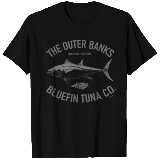 OBX Bluefin Tuna Co. OBX Vintage Silver T Shirts