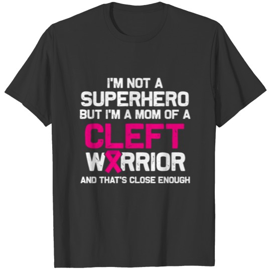 Cleft Palate Lip Strength Strong Awareness print T-shirt