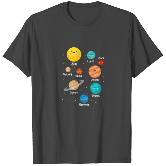 Solar System Planets Astronomy T Shirts
