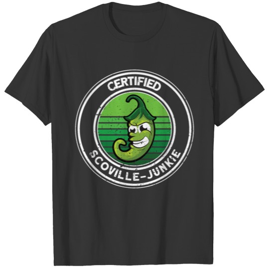 Scoville Junkie Chili Food Mexican Spicy T Shirts