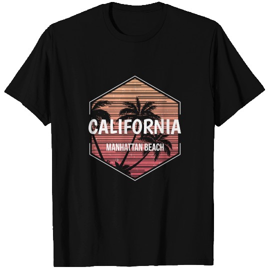Manhattan Beach Beach Vacation Souvenir T Shirts