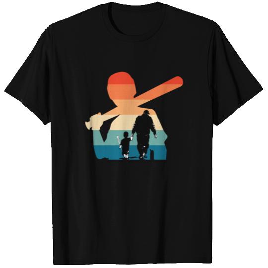 Baseball Dad Kids Matching Fathers Day T Shirts