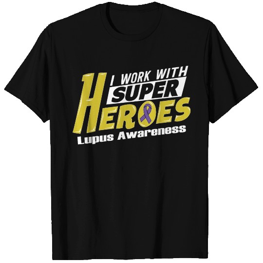 Heroes- Lupus Awareness Ribbon T Shirts