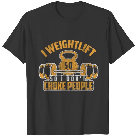 Fitness Workout Gym Dumbbell T-shirt