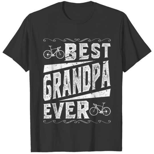 Best Grandpa Cyclist T-shirt