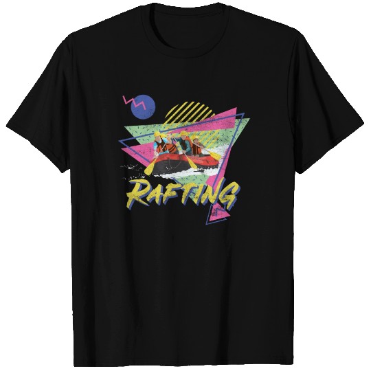 Whitewater Rafting Retro 80s 90s River Rat Water S T Shirts