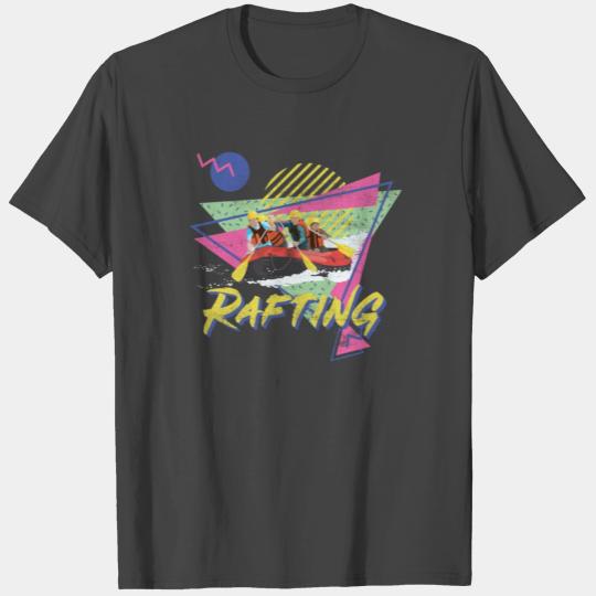 Whitewater Rafting Retro 80s 90s River Rat Water S T Shirts