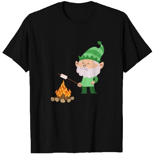 Camping Gnome Funny Campfire Gnomes T Shirts