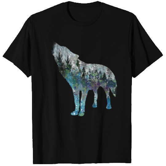 Howling wolf T Shirts