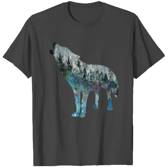 Howling wolf T Shirts