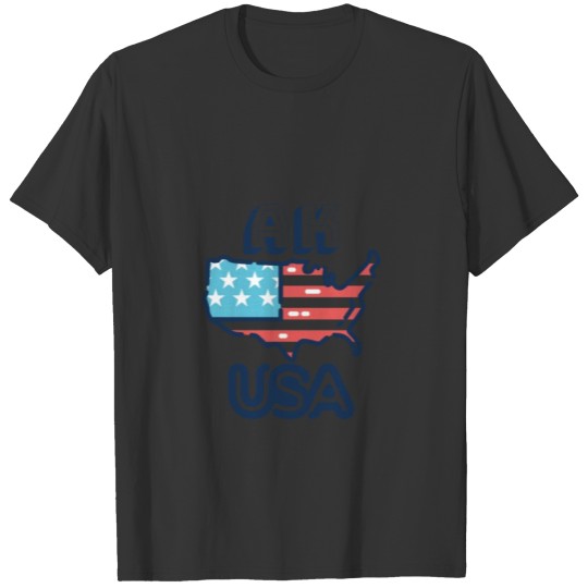 AK, USA, Alaska T-shirt