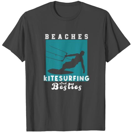 Beaches kitesurfing and Besties, Kitesurfing Camp T Shirts