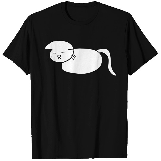 sad cat symbol animal unhappy T Shirts