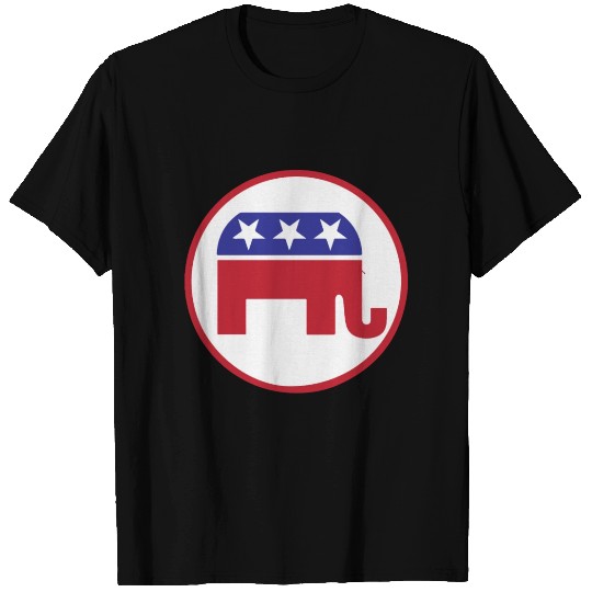 Elephant Republican Raised Right T Shirts