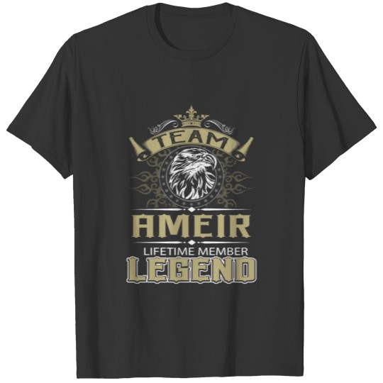 Ameir Name T Shirts - Ameir Eagle Lifetime Member L