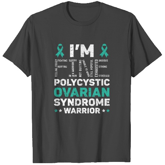 I'm Fine Polycystic Ovary Syndrome Warrior PCOS T Shirts