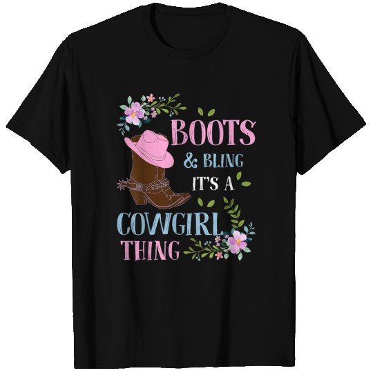boots bling its a country thing T Shirts