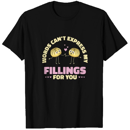 Dim Sums Filling Asian Food Chinese Food Fan T Shirts