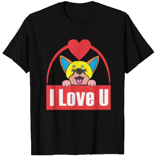 i love you T Shirts