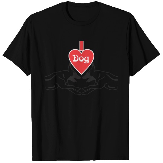 I LOVE DOG BEST DESIGN T Shirts