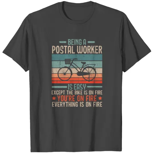I Am Postal Worker Mail Carrier Mailman Profession T Shirts