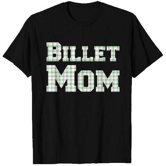 Billet Mom green plaid T Shirts