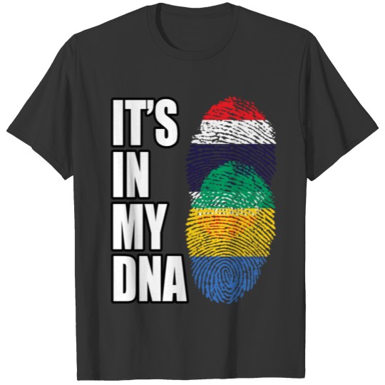 Thai And Gabonese Vintage Heritage DNA Flag T-shirt