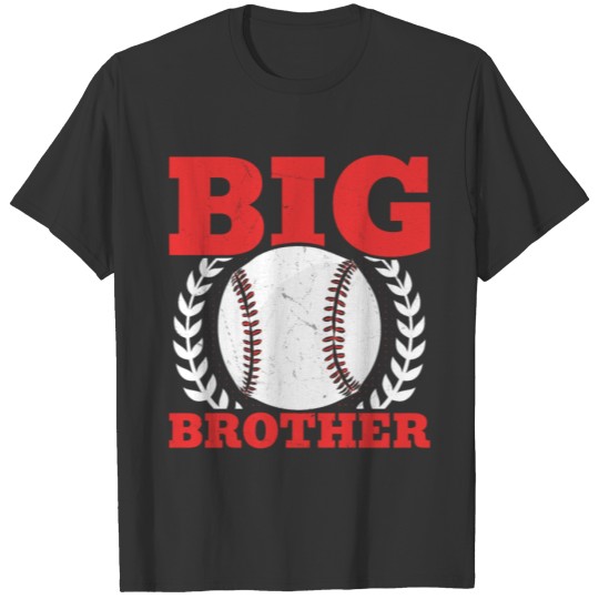 Baseball Big Brother Kids Baseball Player T Shirts
