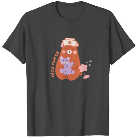 Bear Mom NICU Nurse T Shirts