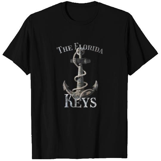 Florida Keys Vacation Nautical Anchor Sailing T Shirts