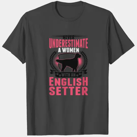 English Setter Female T Shirts
