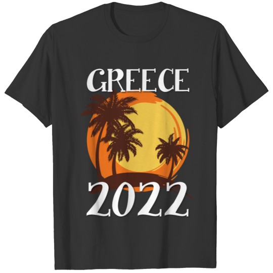 Greece 2022 palms T-shirt