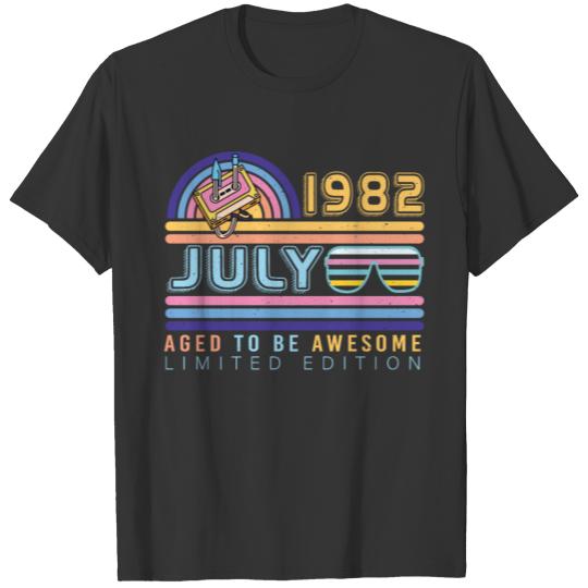 July 1982 40th Birthday T-shirt