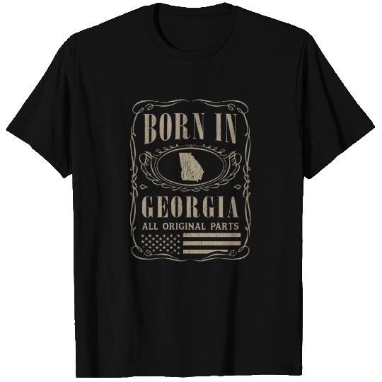 Vintage America US States Born Georgia T Shirts