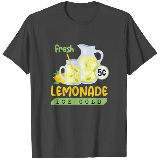 Fresh Lemonade Ice Cold Lemonade T Shirts