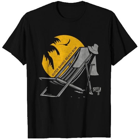 OBX Beach B OBX Silver Vintage T Shirts