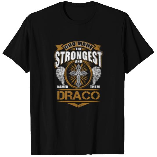 Draco Name T Shirts - God Found Strongest And Named