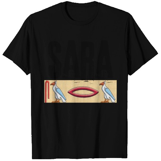 sara in Hieroglyphics T Shirts