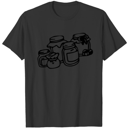 Random jars vector art T-shirt