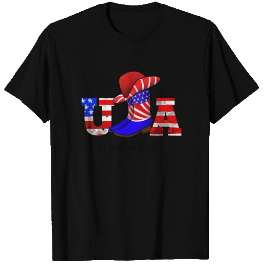 Usa In God We Trust T Shirts