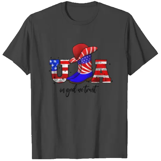 Usa In God We Trust T Shirts