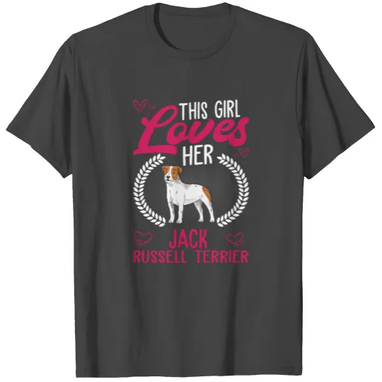 This Girl Loves Her Jack Russell Terrier T Shirts