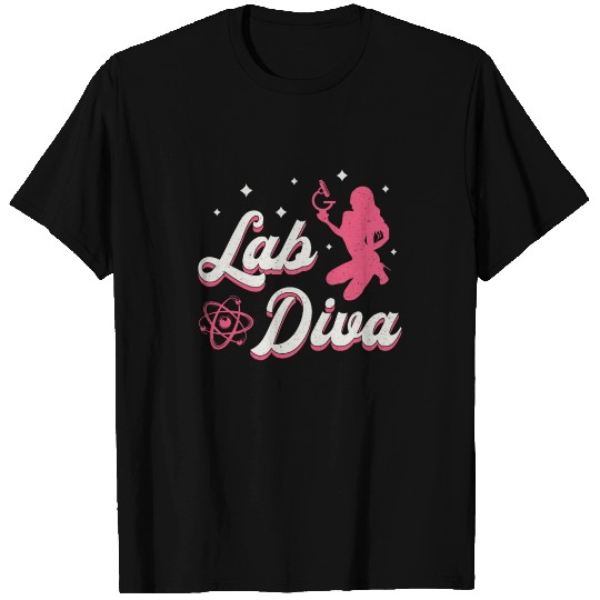 Lab Diva Laboratory Technician Science Lab Tech T Shirts