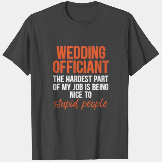 Wedding Officiant Nice Internet Ordained Minister T Shirts