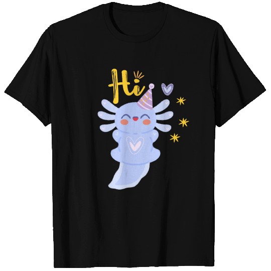 Baby Axolotl Art - 3 T Shirts