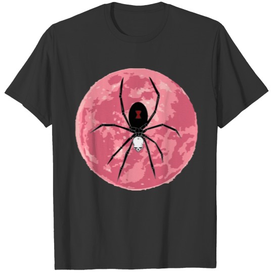 Spider on the moon T-shirt