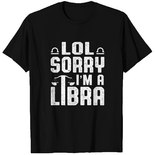 Sorry I'm Libra Extroverted Gift T Shirts