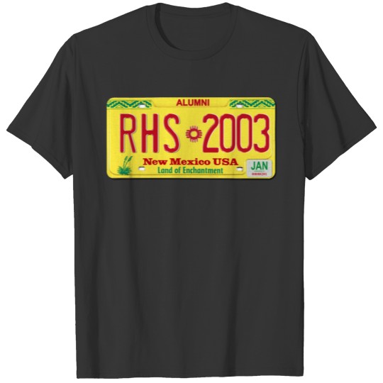 license plate 2003 T-shirt