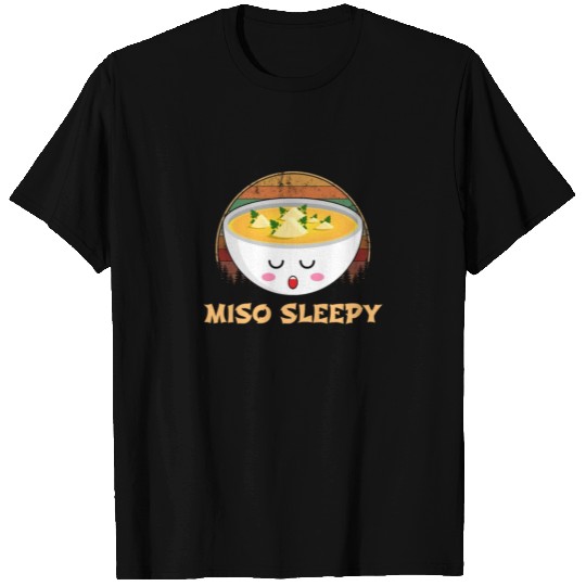 miso sleepy, japanese food, miso T Shirts