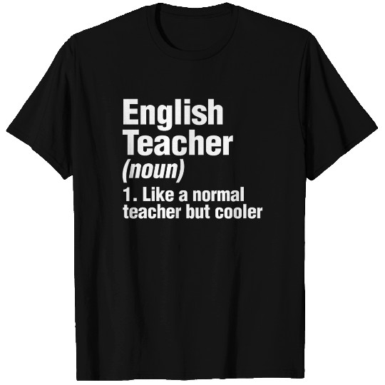 English Teacher T Shirts Back To School Writer